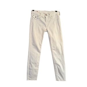 Women's White True Religion Jeans